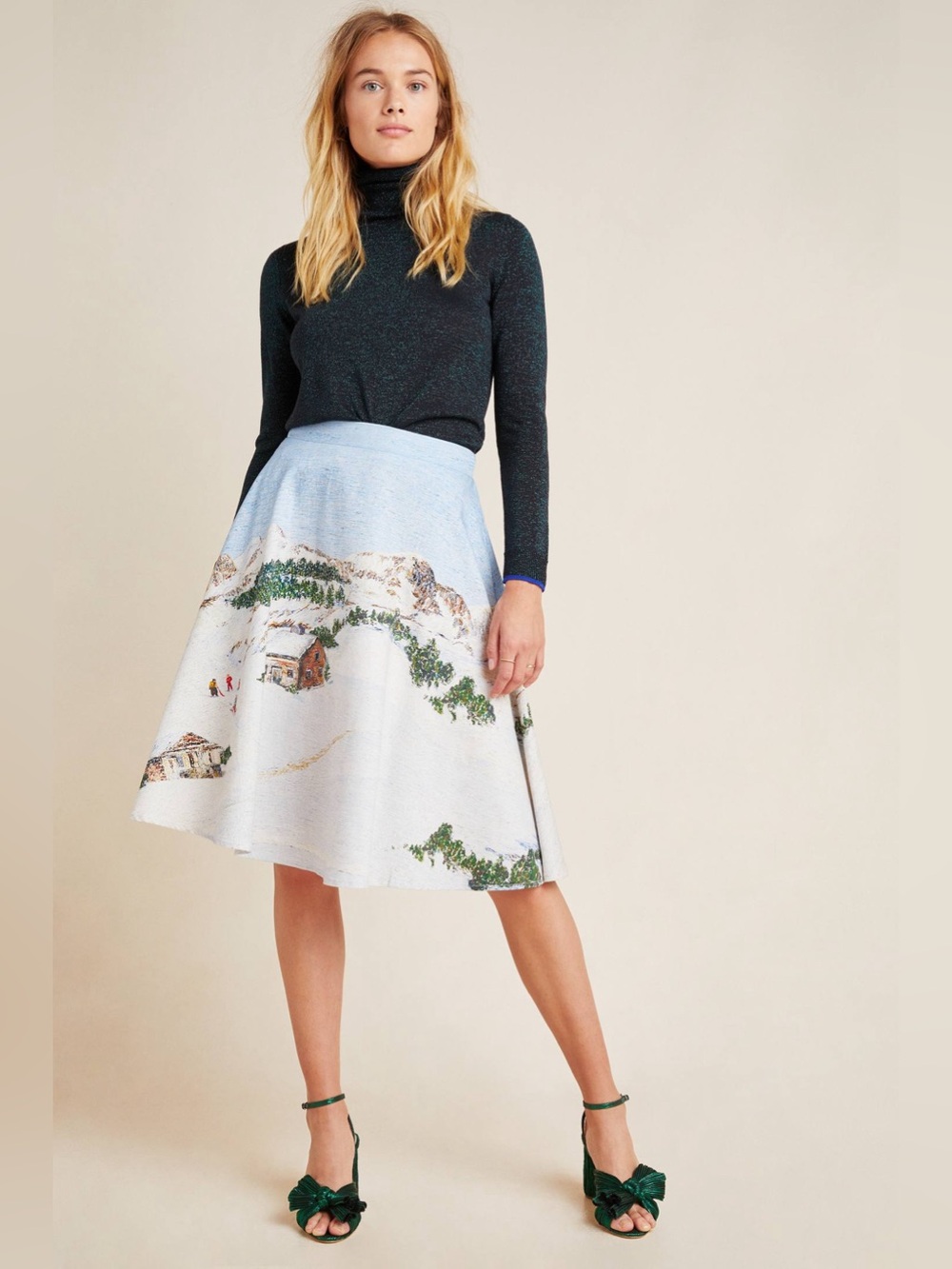 Anthropologie | Corey Lynn Calter Wonderland Midi Skirt